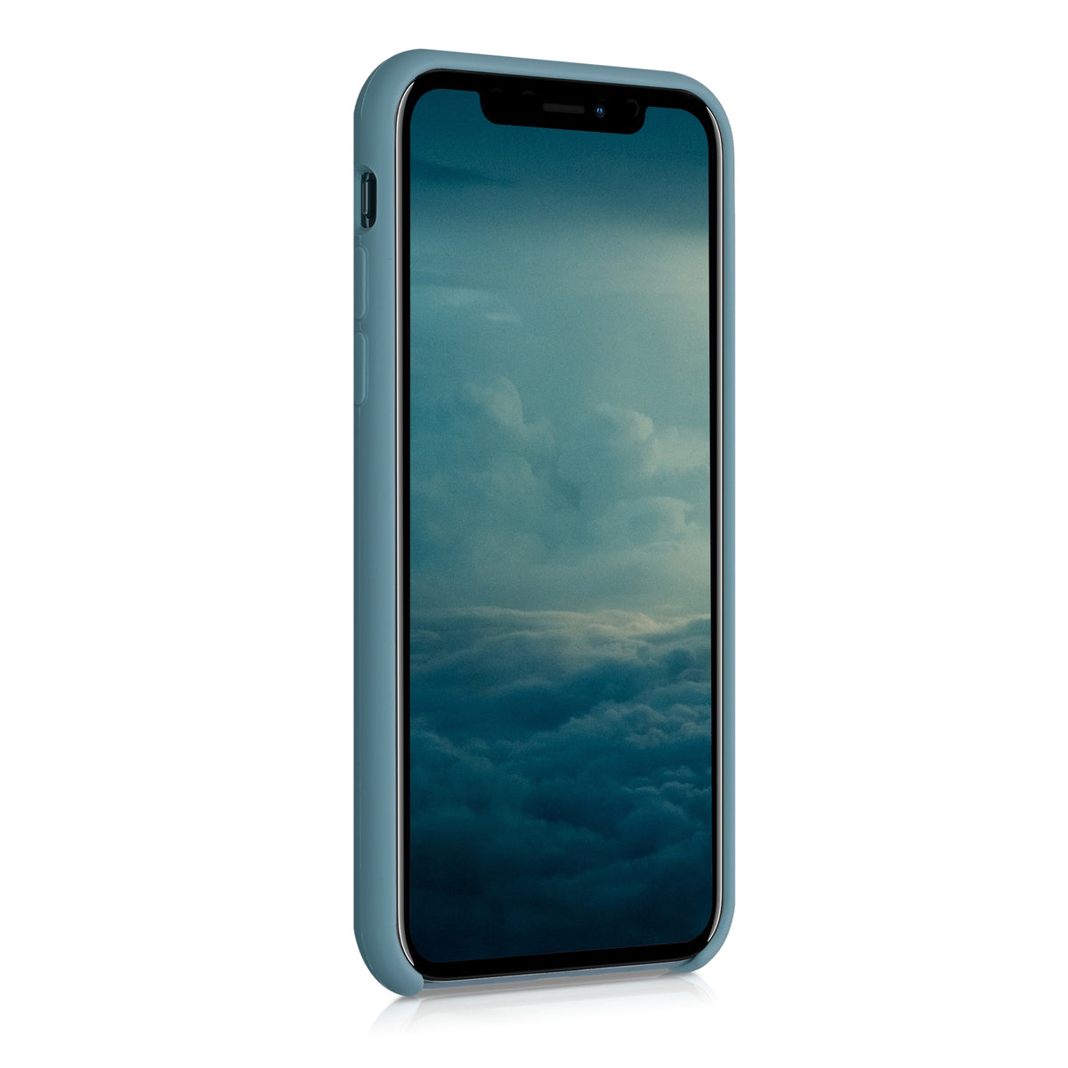 kwmobile Handyhülle für Apple iPhone X - Case Silikon - Kabelloses Laden - Schutzhülle Cover