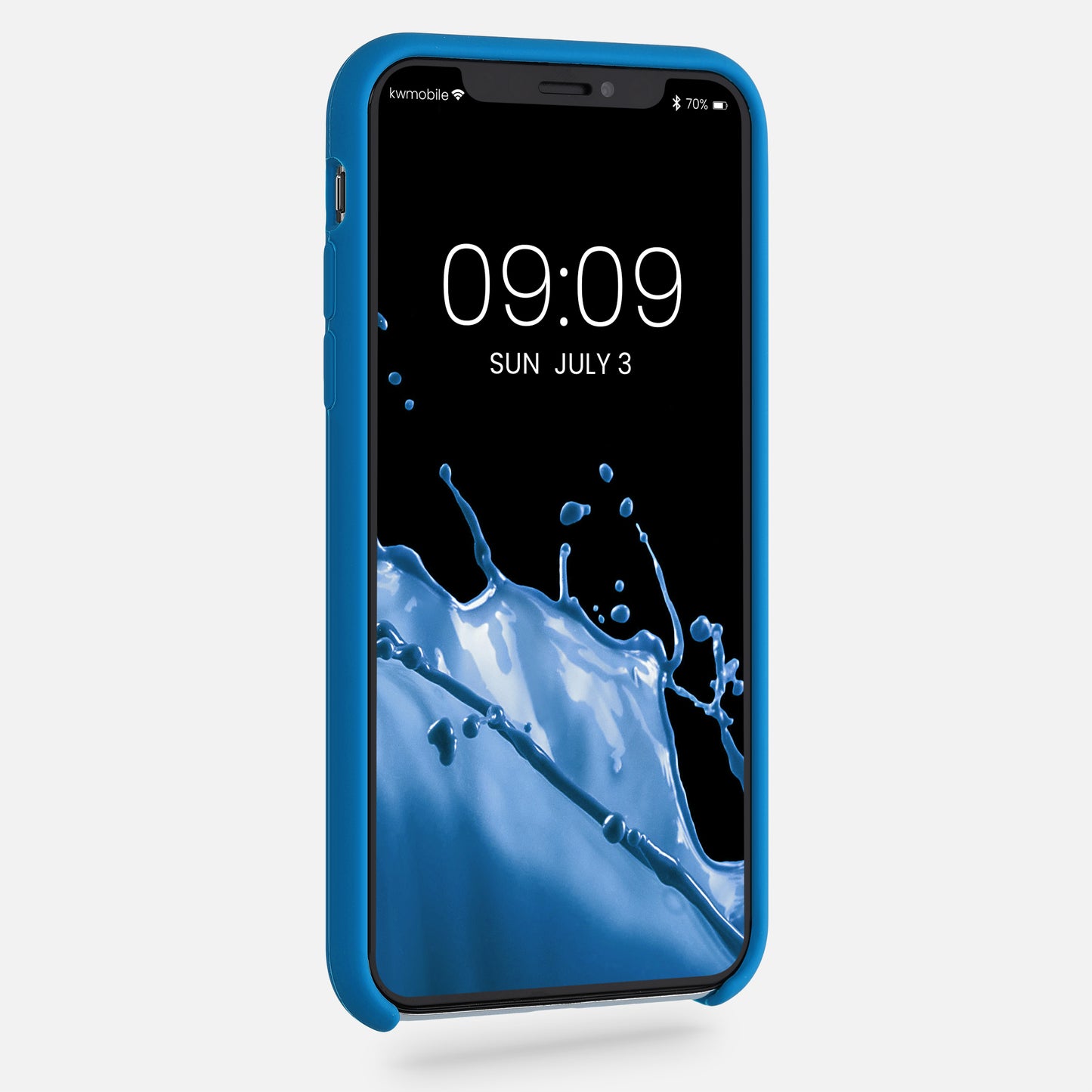 kwmobile Handyhülle für Apple iPhone X - Case Silikon - Kabelloses Laden - Schutzhülle Cover