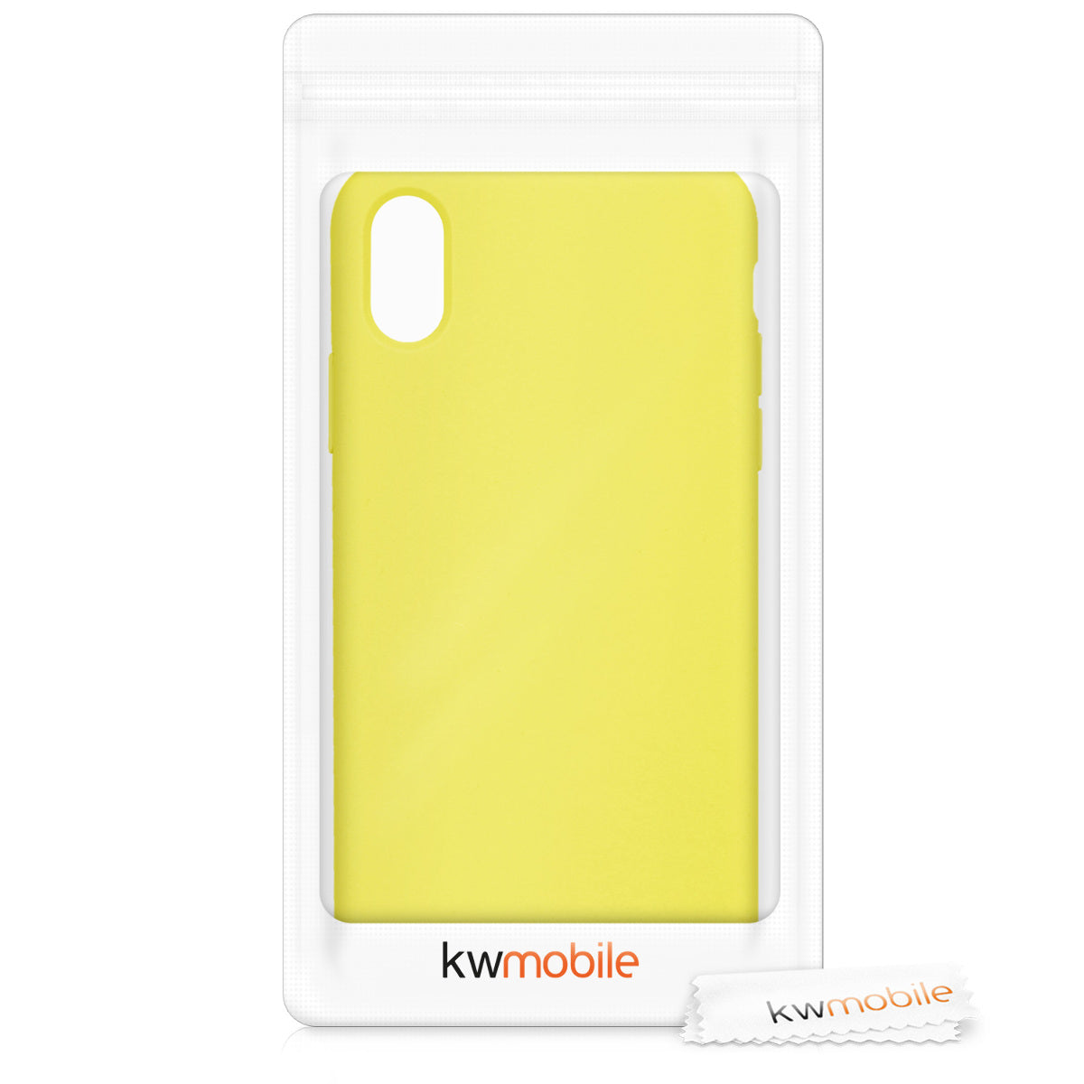 kwmobile Handyhülle für Apple iPhone X - Case Silikon - Kabelloses Laden - Schutzhülle Cover