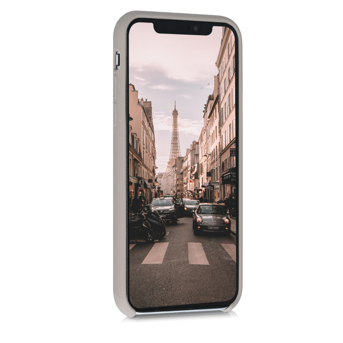 kwmobile Handyhülle für Apple iPhone X - Case Silikon - Kabelloses Laden - Schutzhülle Cover