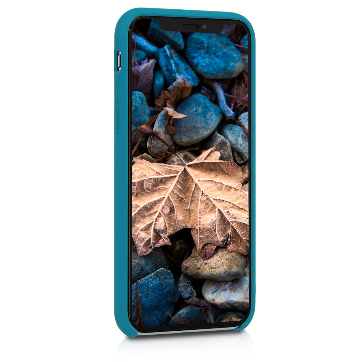 kwmobile Handyhülle für Apple iPhone X - Case Silikon - Kabelloses Laden - Schutzhülle Cover