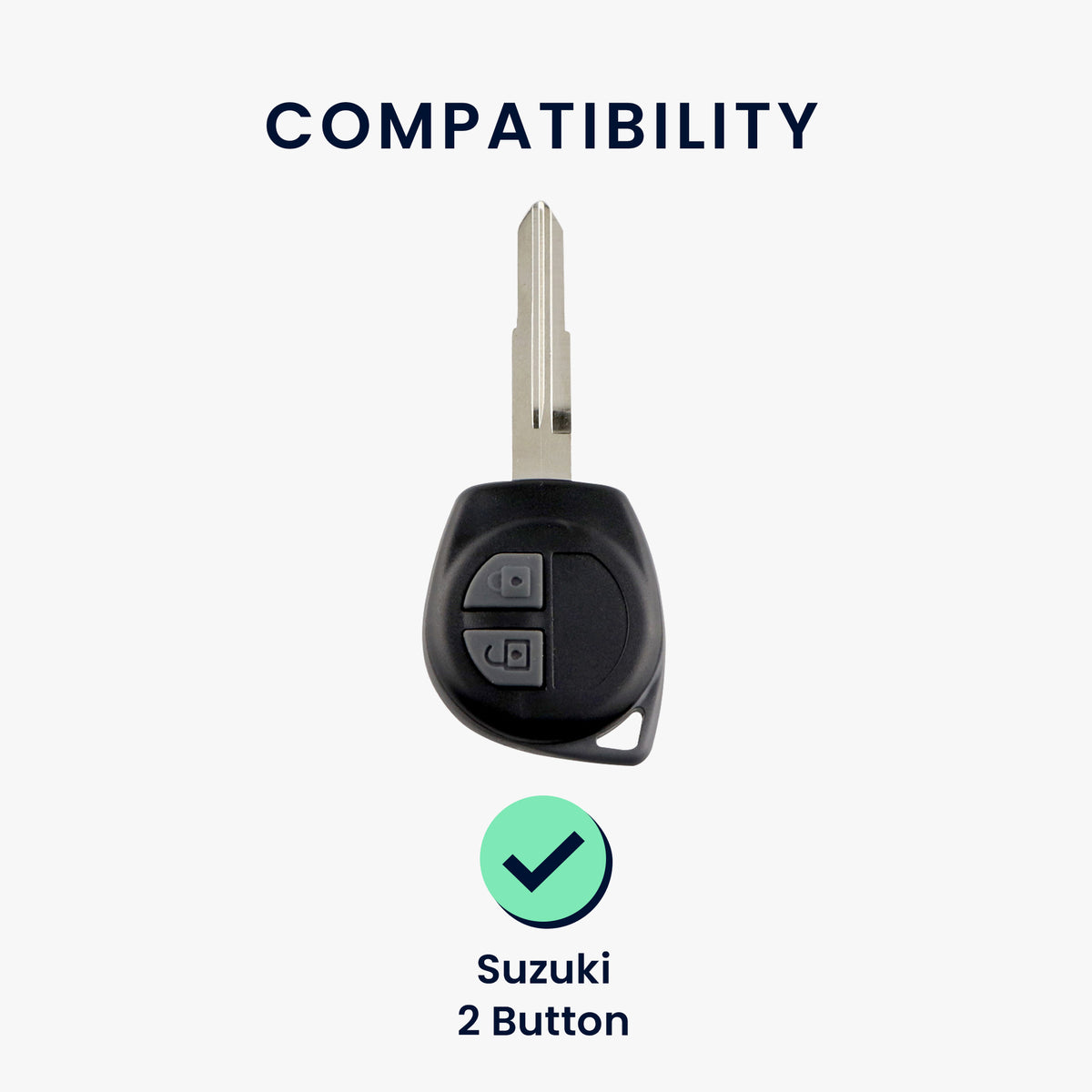 Suzuki / Opel 2-Tasten Autoschlüssel Schlüsselhülle