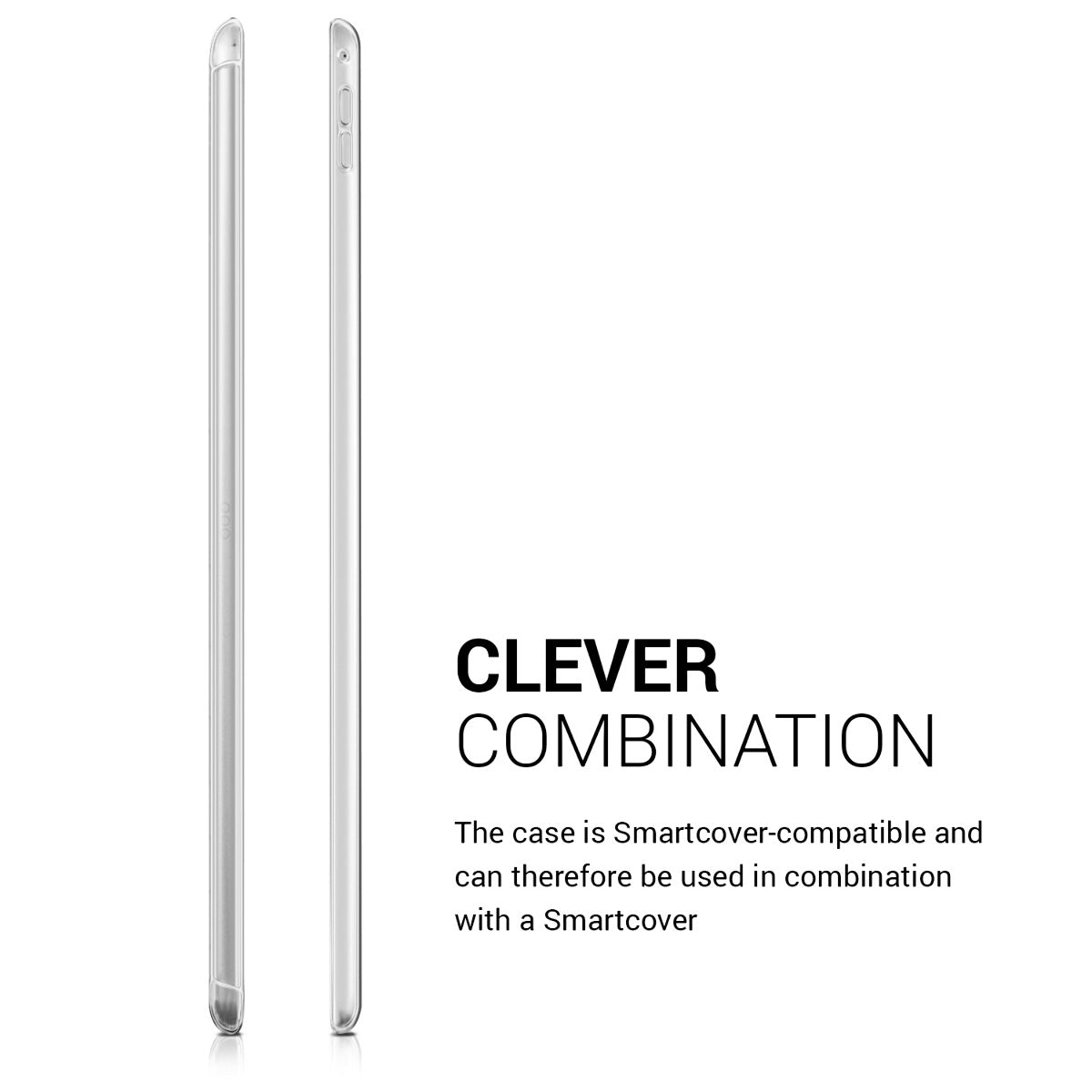 kwmobile Hülle kompatibel mit Apple iPad Pro 12,9" (2015 / 2017) - Tablet Cover - Tab Case Silikon Schutzhülle