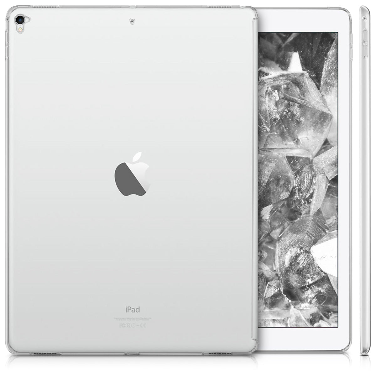 kwmobile Hülle kompatibel mit Apple iPad Pro 12,9" (2015 / 2017) - Tablet Cover - Tab Case Silikon Schutzhülle