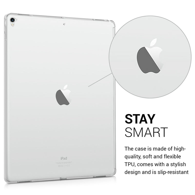 kwmobile Hülle kompatibel mit Apple iPad Pro 12,9" (2015 / 2017) - Tablet Cover - Tab Case Silikon Schutzhülle