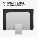 kwmobile Schutzhülle kompatibel mit 24-26" Monitor - Hülle PC Bildschirm - Computer Cover Case