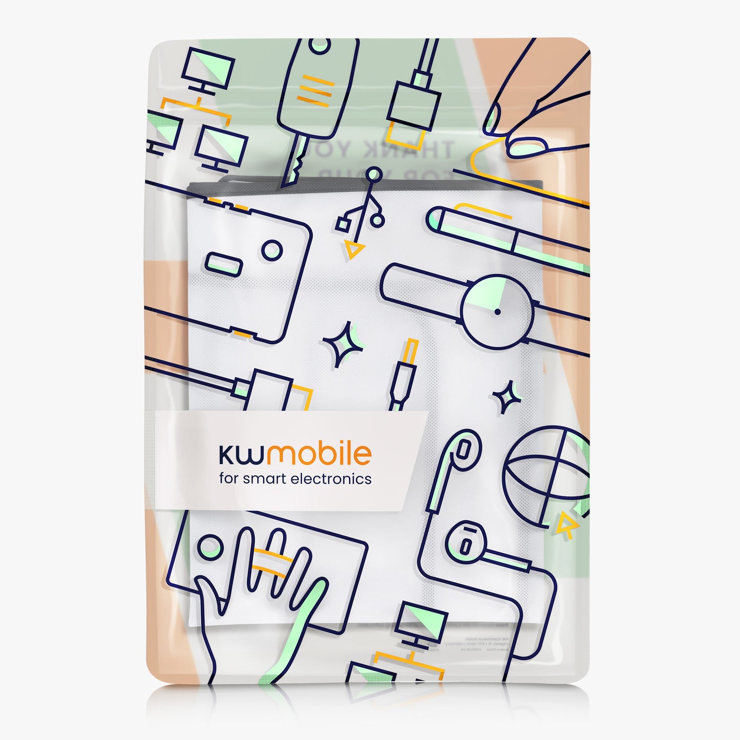 kwmobile Schutzhülle kompatibel mit 24-26" Monitor - Hülle PC Bildschirm - Computer Cover Case