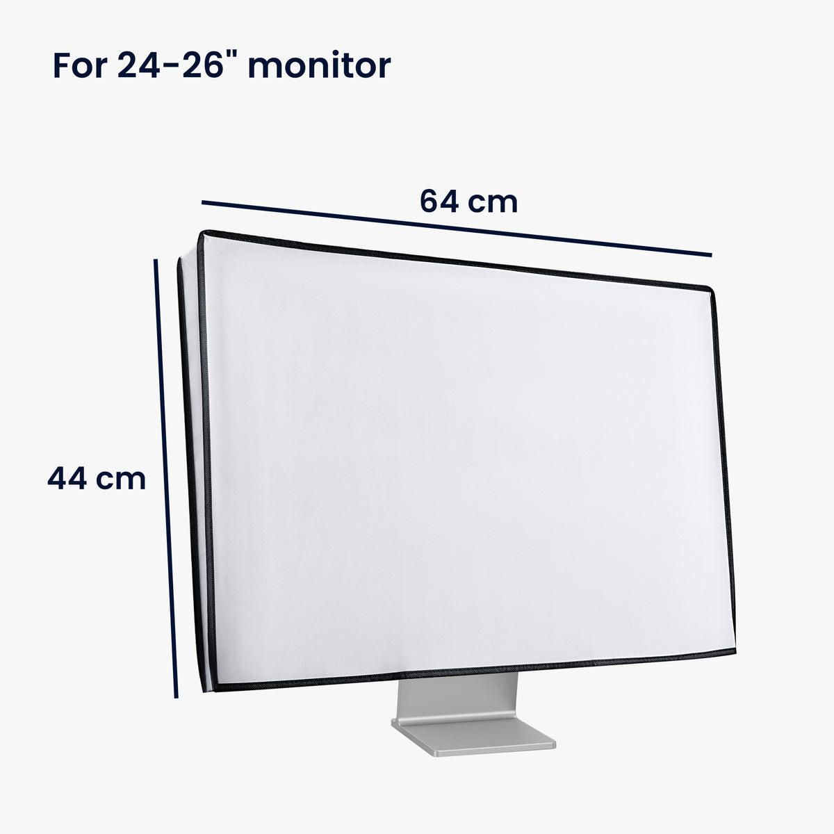 kwmobile Schutzhülle kompatibel mit 24-26" Monitor - Hülle PC Bildschirm - Computer Cover Case