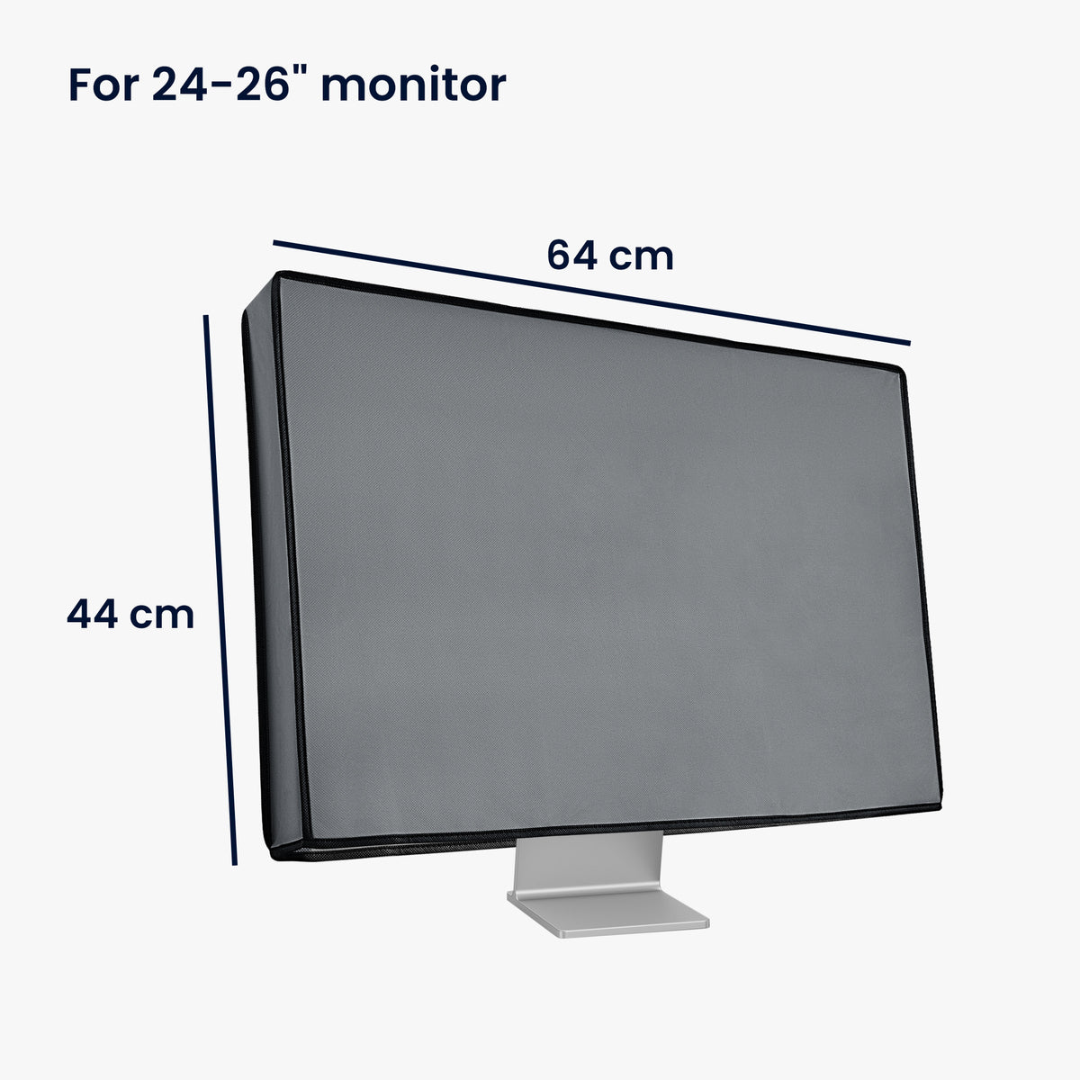 kwmobile Schutzhülle kompatibel mit 24-26" Monitor - Hülle PC Bildschirm - Computer Cover Case