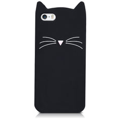 Handyhülle für Apple iPhone SE (1.Gen 2016) / iPhone 5 / iPhone 5S Katze Schwarz