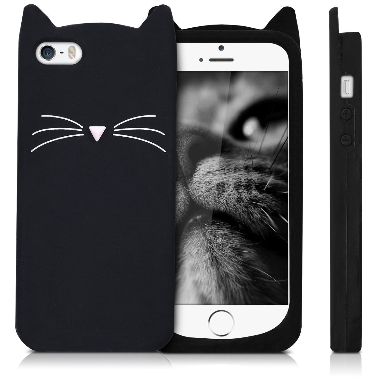 kwmobile Schutzhülle kompatibel mit Apple iPhone SE (1.Gen 2016) / iPhone 5 / iPhone 5S - Hülle Handy - Handyhülle - Cover Case