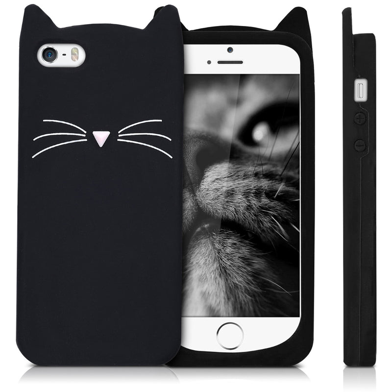 kwmobile Schutzhülle kompatibel mit Apple iPhone SE (1.Gen 2016) / iPhone 5 / iPhone 5S - Hülle Handy - Handyhülle - Cover Case