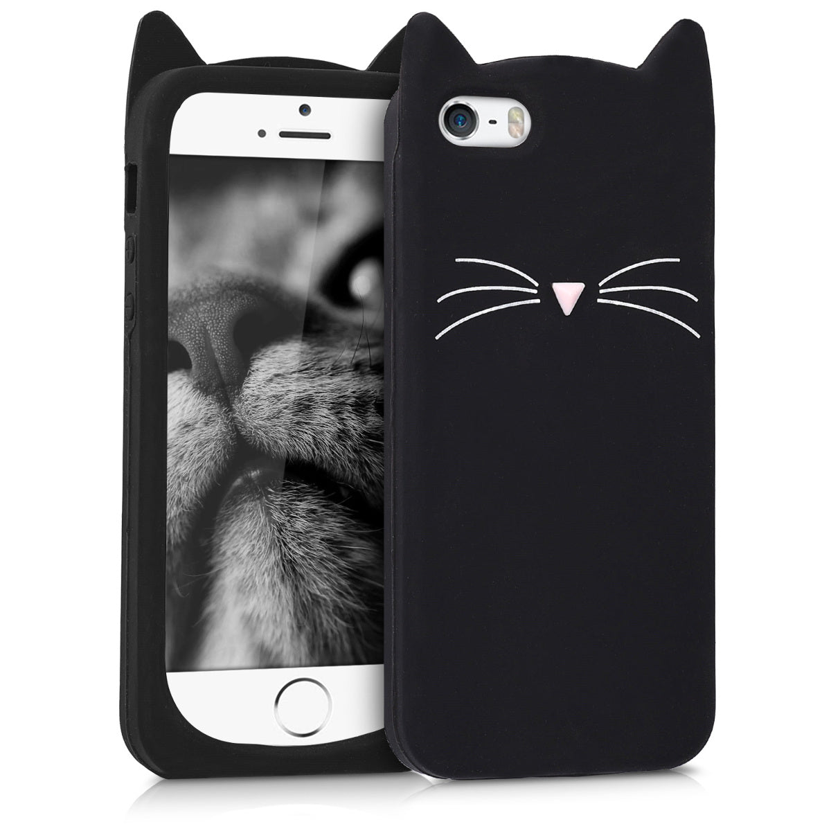 kwmobile Schutzhülle kompatibel mit Apple iPhone SE (1.Gen 2016) / iPhone 5 / iPhone 5S - Hülle Handy - Handyhülle - Cover Case