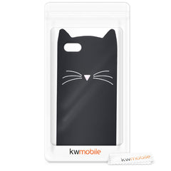 Handyhülle für Apple iPhone SE (1.Gen 2016) / iPhone 5 / iPhone 5S Katze Schwarz