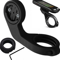 kwmobile Halter für Garmin Edge Halterung - Garmin Halterung Fahrrad - GPS Radcomputer Fahrradhalterung Kunststoff - Fahrradcomputer Mount Schwarz Schwarz  