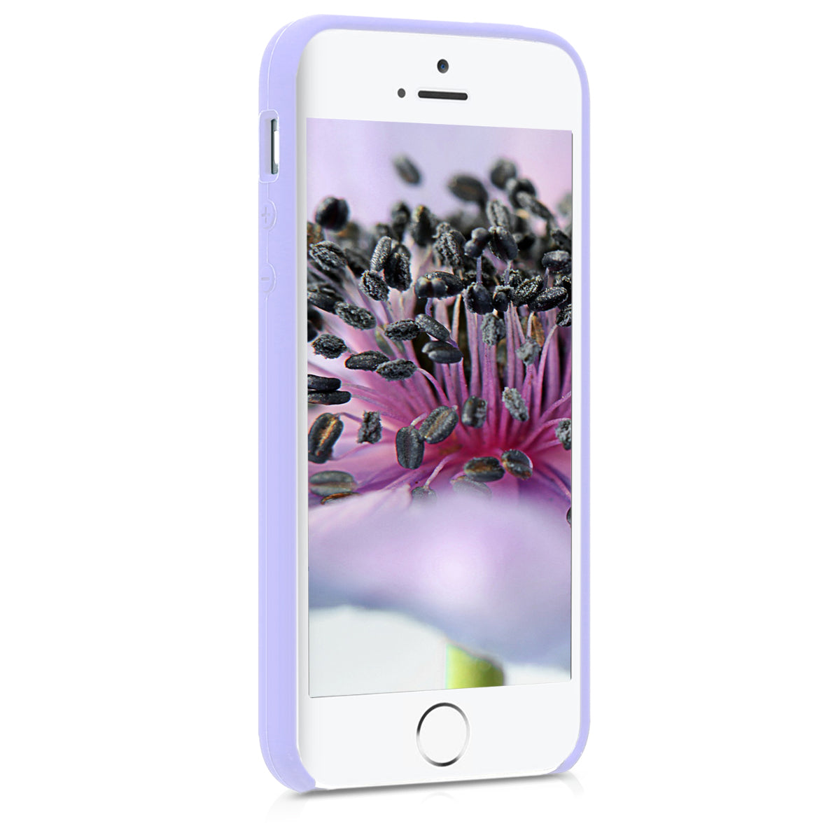 kwmobile Handyhülle für Apple iPhone SE (1.Gen 2016) / iPhone 5 / iPhone 5S Hülle - Case Silikon - Kabelloses Laden - Schutzhülle Cover