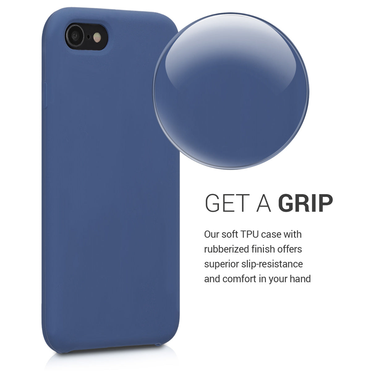 kwmobile Handyhülle für Apple iPhone SE (1.Gen 2016) / iPhone 5 / iPhone 5S Hülle - Case Silikon - Kabelloses Laden - Schutzhülle Cover
