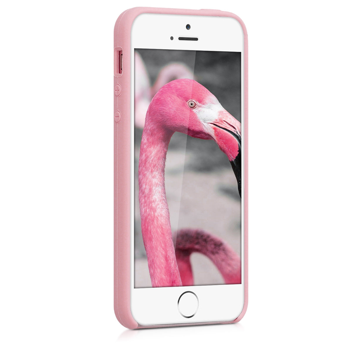 kwmobile Handyhülle für Apple iPhone SE (1.Gen 2016) / iPhone 5 / iPhone 5S Hülle - Case Silikon - Kabelloses Laden - Schutzhülle Cover