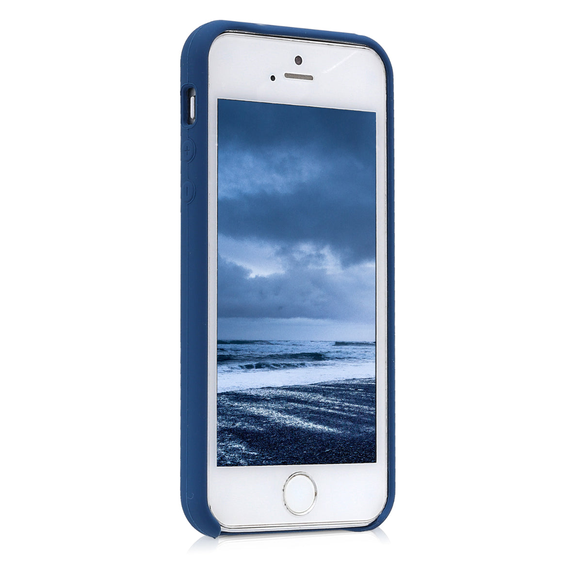 kwmobile Handyhülle für Apple iPhone SE (1.Gen 2016) / iPhone 5 / iPhone 5S Hülle - Case Silikon - Kabelloses Laden - Schutzhülle Cover