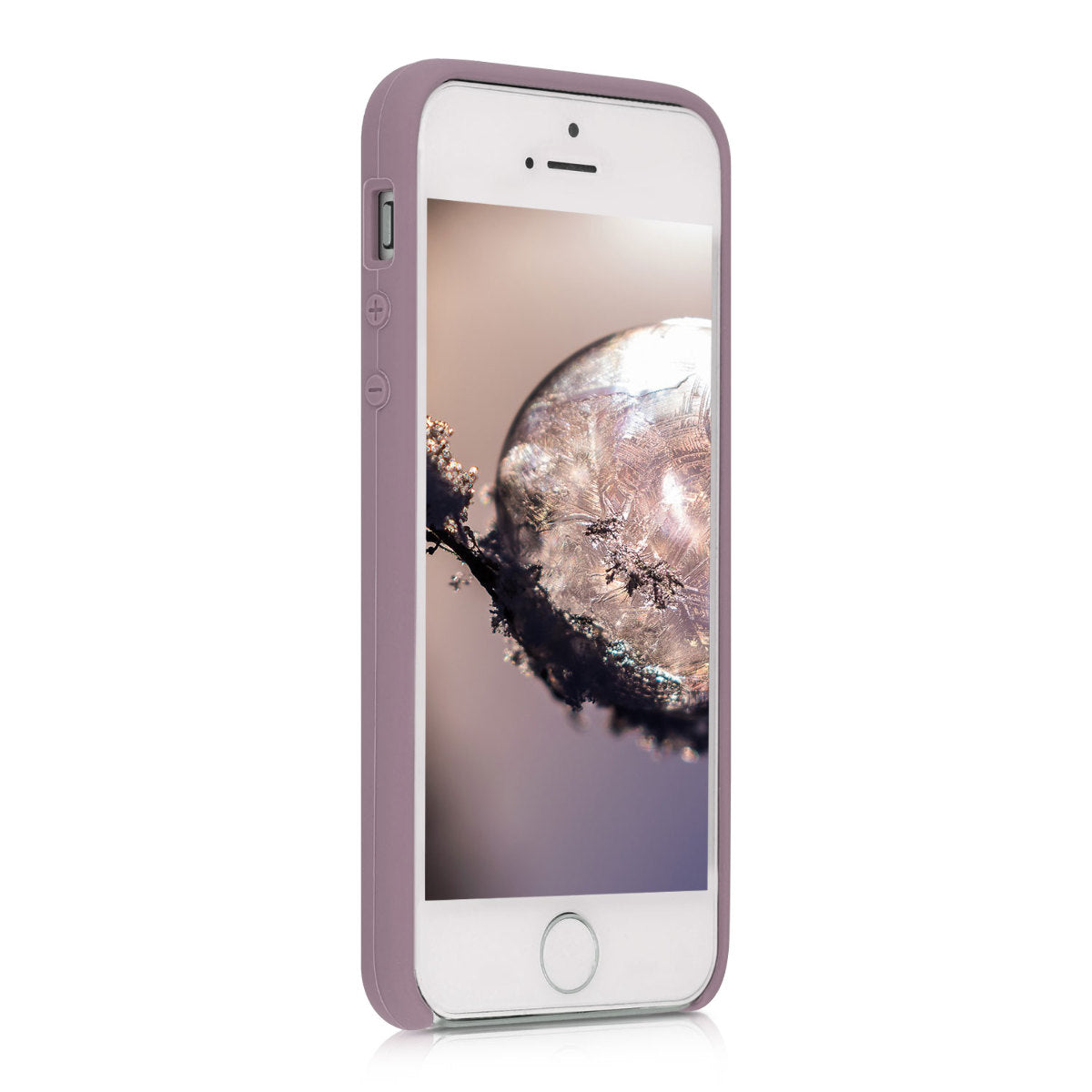kwmobile Handyhülle für Apple iPhone SE (1.Gen 2016) / iPhone 5 / iPhone 5S Hülle - Case Silikon - Kabelloses Laden - Schutzhülle Cover