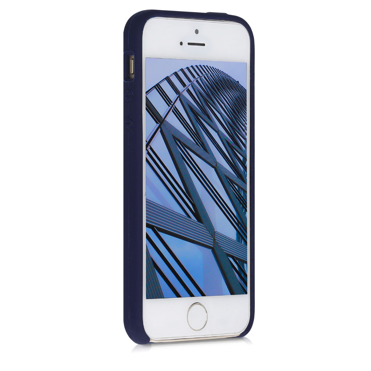 kwmobile Handyhülle für Apple iPhone SE (1.Gen 2016) / iPhone 5 / iPhone 5S Hülle - Case Silikon - Kabelloses Laden - Schutzhülle Cover