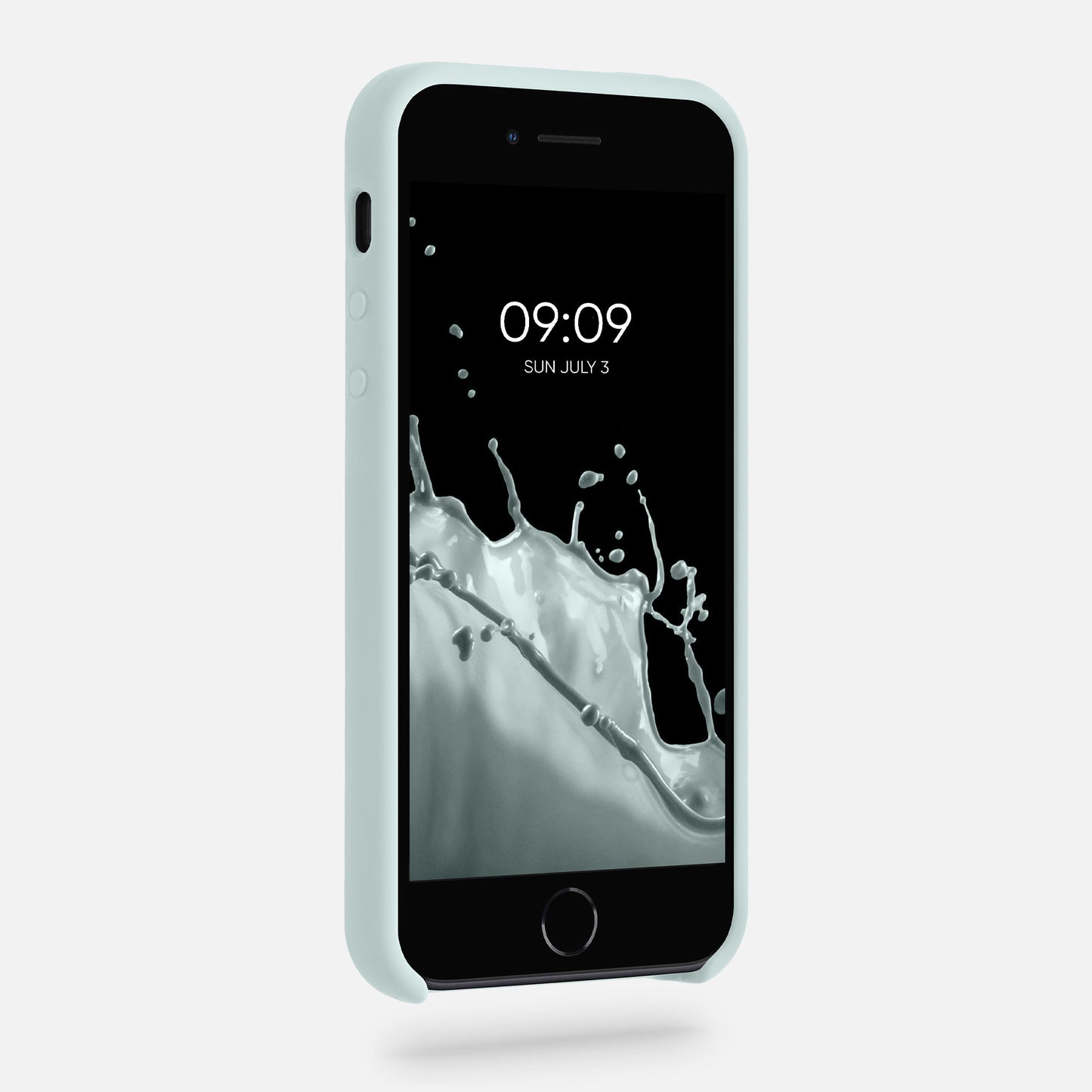 kwmobile Handyhülle für Apple iPhone SE (1.Gen 2016) / iPhone 5 / iPhone 5S Hülle - Case Silikon - Kabelloses Laden - Schutzhülle Cover