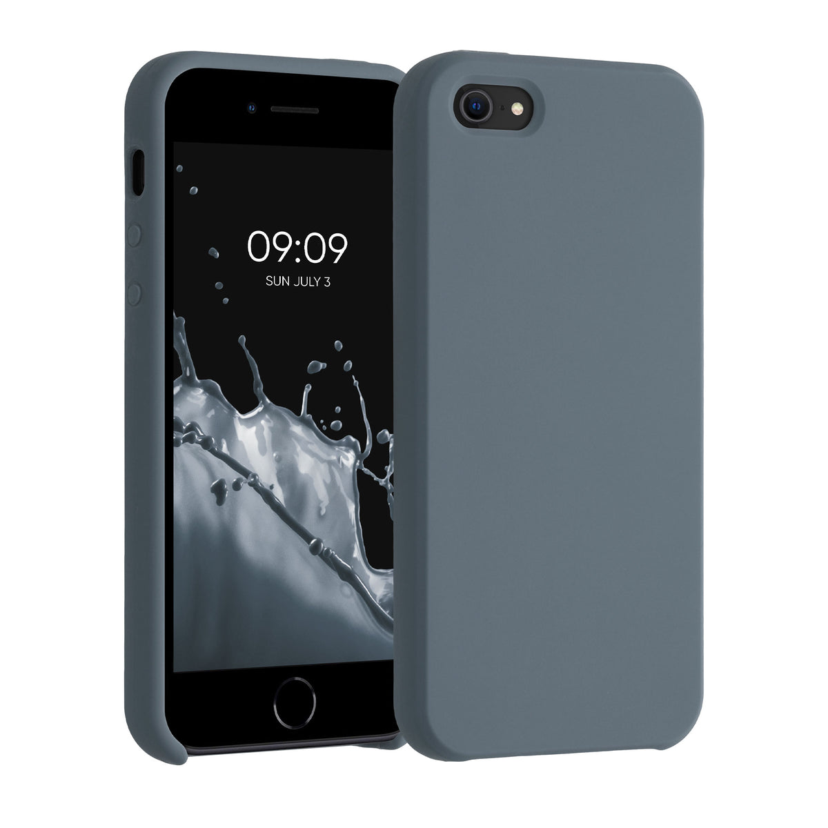 kwmobile Handyhülle für Apple iPhone SE (1.Gen 2016) / iPhone 5 / iPhone 5S Hülle - Case Silikon - Kabelloses Laden - Schutzhülle Cover