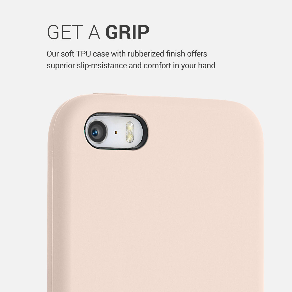 kwmobile Handyhülle für Apple iPhone SE (1.Gen 2016) / iPhone 5 / iPhone 5S Hülle - Case Silikon - Kabelloses Laden - Schutzhülle Cover
