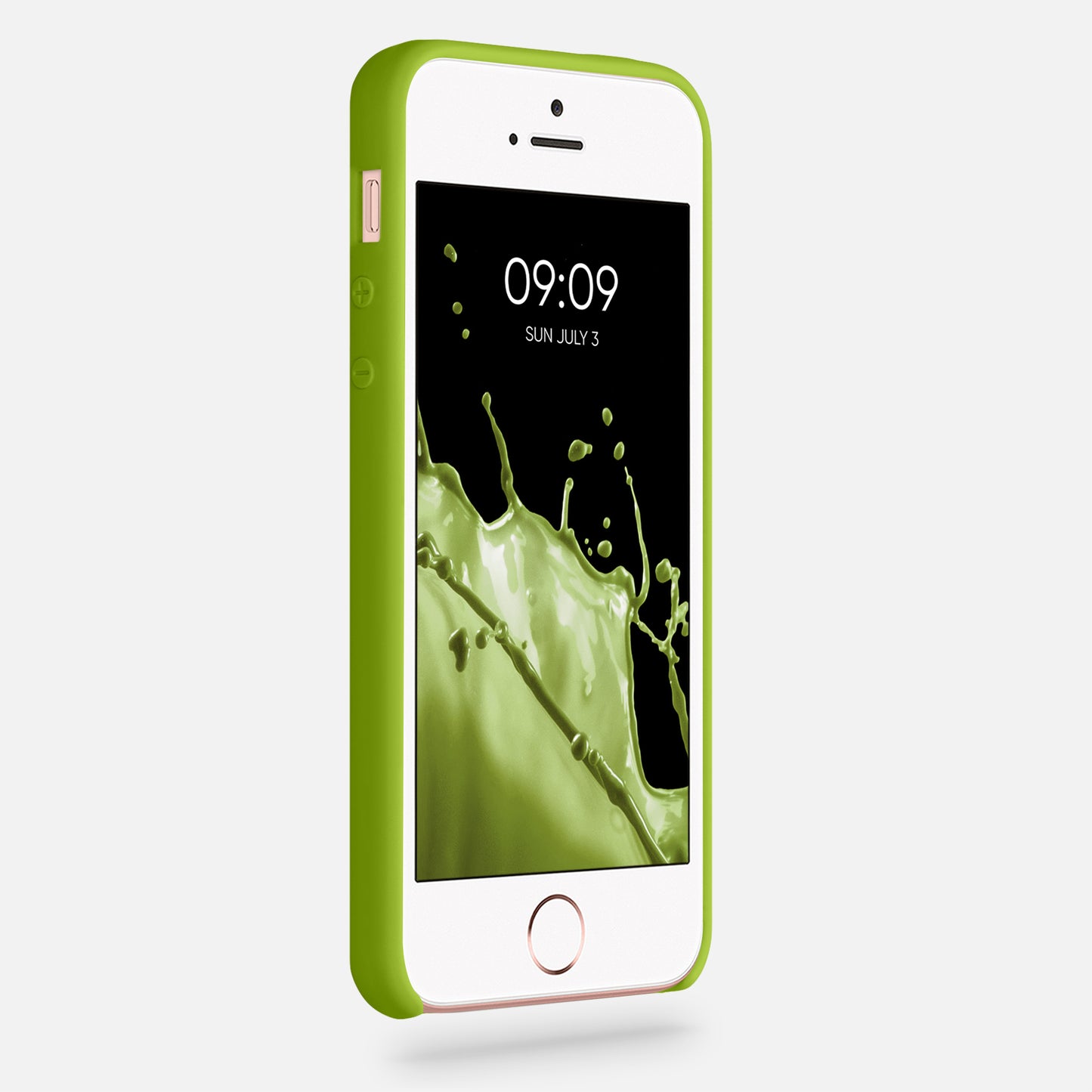kwmobile Handyhülle für Apple iPhone SE (1.Gen 2016) / iPhone 5 / iPhone 5S Hülle - Case Silikon - Kabelloses Laden - Schutzhülle Cover