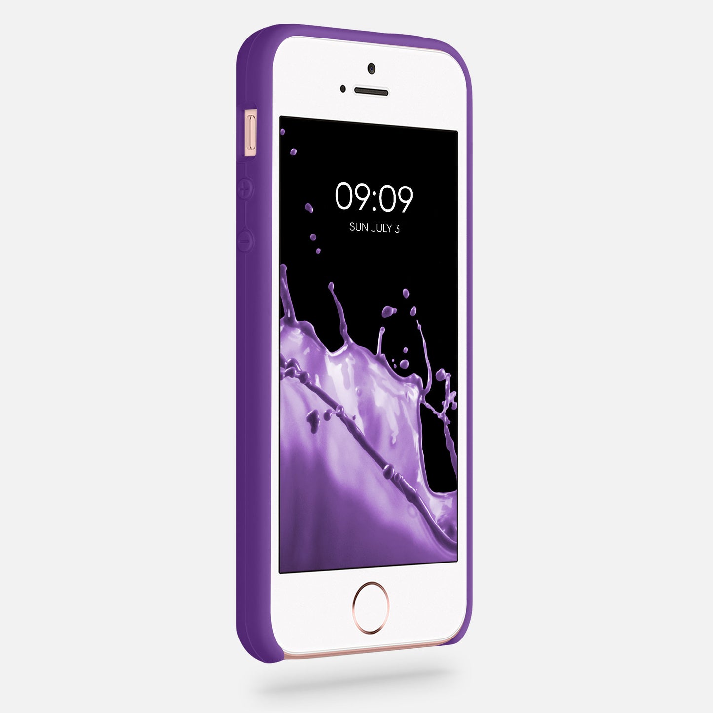 kwmobile Handyhülle für Apple iPhone SE (1.Gen 2016) / iPhone 5 / iPhone 5S Hülle - Case Silikon - Kabelloses Laden - Schutzhülle Cover