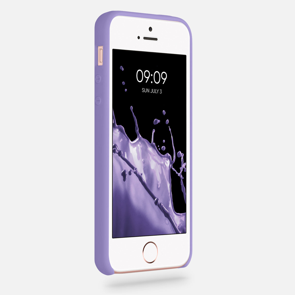 kwmobile Handyhülle für Apple iPhone SE (1.Gen 2016) / iPhone 5 / iPhone 5S Hülle - Case Silikon - Kabelloses Laden - Schutzhülle Cover