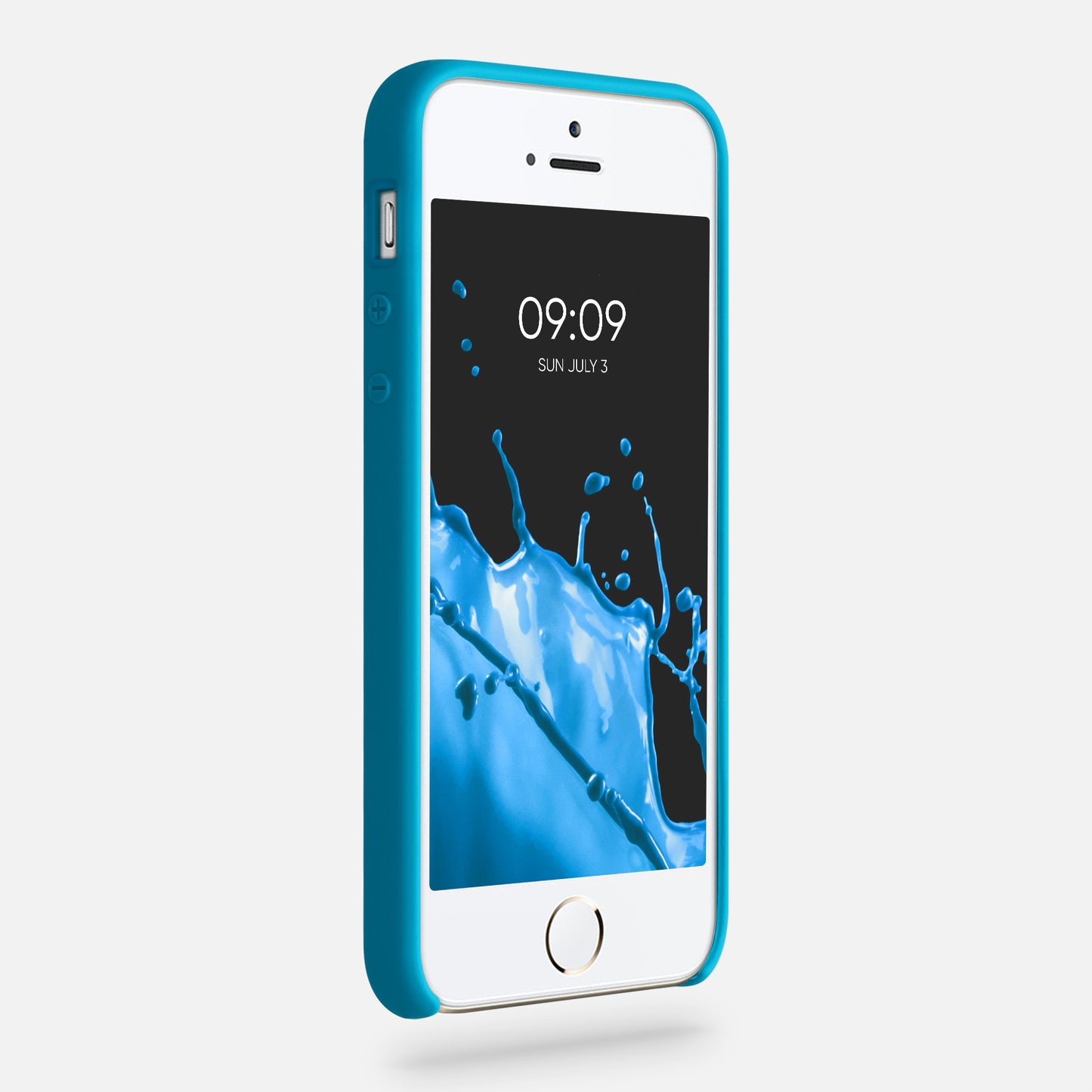 kwmobile Handyhülle für Apple iPhone SE (1.Gen 2016) / iPhone 5 / iPhone 5S Hülle - Case Silikon - Kabelloses Laden - Schutzhülle Cover