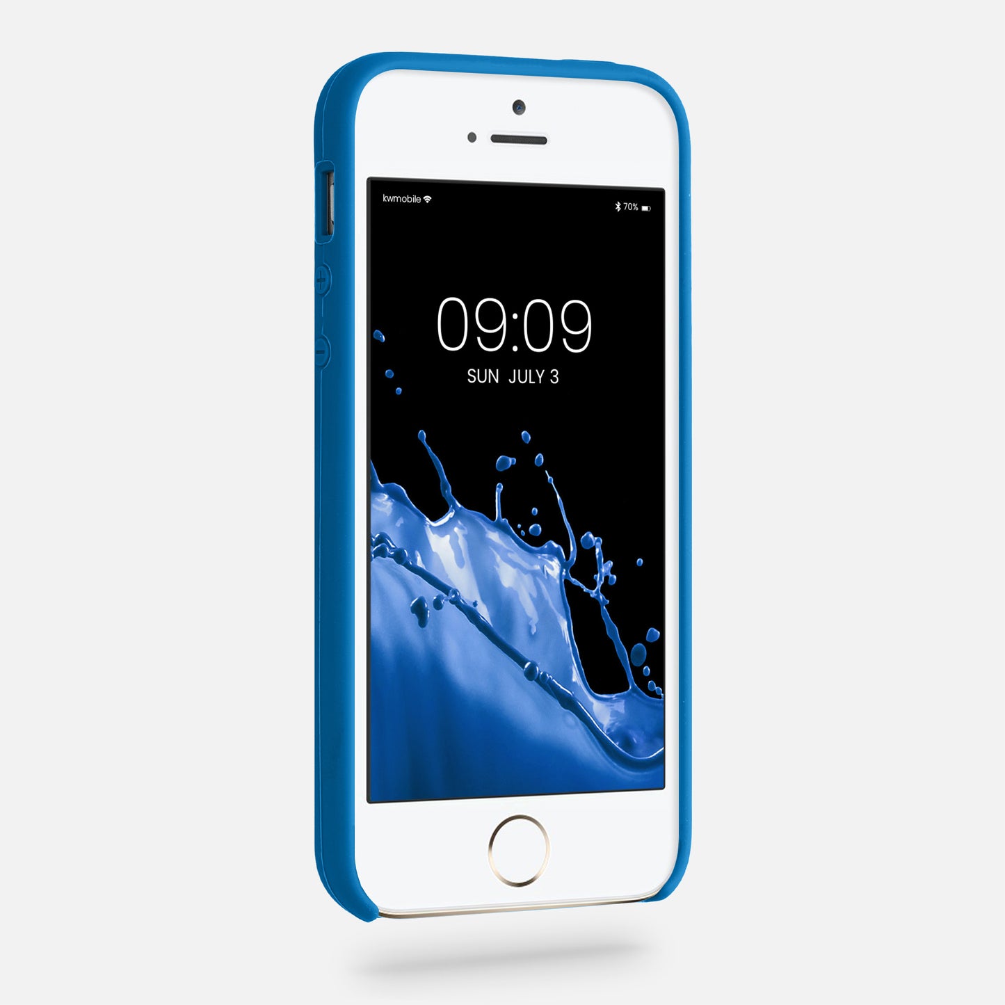 kwmobile Handyhülle für Apple iPhone SE (1.Gen 2016) / iPhone 5 / iPhone 5S Hülle - Case Silikon - Kabelloses Laden - Schutzhülle Cover