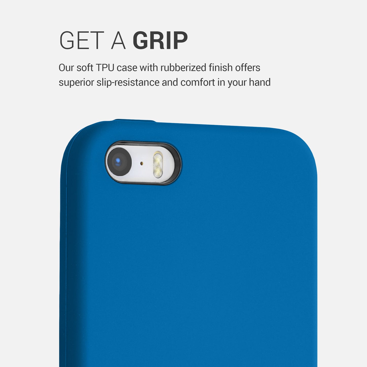 kwmobile Handyhülle für Apple iPhone SE (1.Gen 2016) / iPhone 5 / iPhone 5S Hülle - Case Silikon - Kabelloses Laden - Schutzhülle Cover