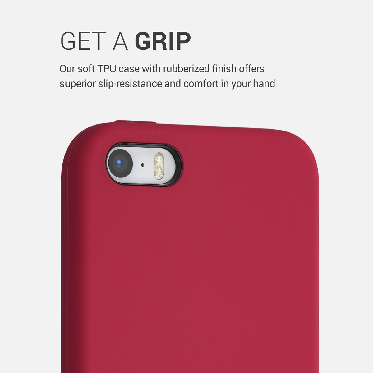 kwmobile Handyhülle für Apple iPhone SE (1.Gen 2016) / iPhone 5 / iPhone 5S Hülle - Case Silikon - Kabelloses Laden - Schutzhülle Cover