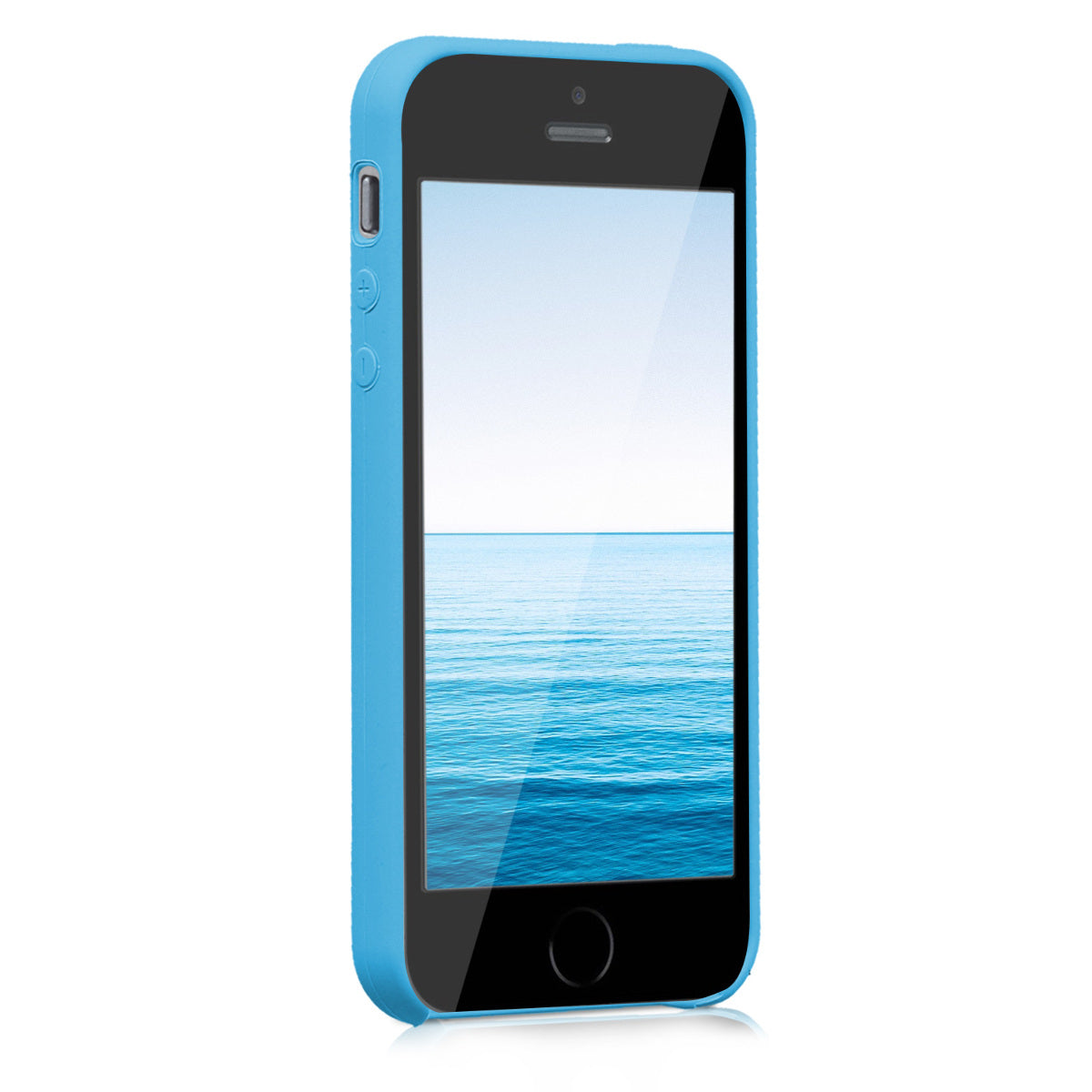 kwmobile Handyhülle für Apple iPhone SE (1.Gen 2016) / iPhone 5 / iPhone 5S Hülle - Case Silikon - Kabelloses Laden - Schutzhülle Cover