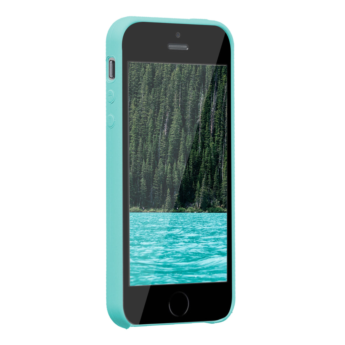 kwmobile Handyhülle für Apple iPhone SE (1.Gen 2016) / iPhone 5 / iPhone 5S Hülle - Case Silikon - Kabelloses Laden - Schutzhülle Cover