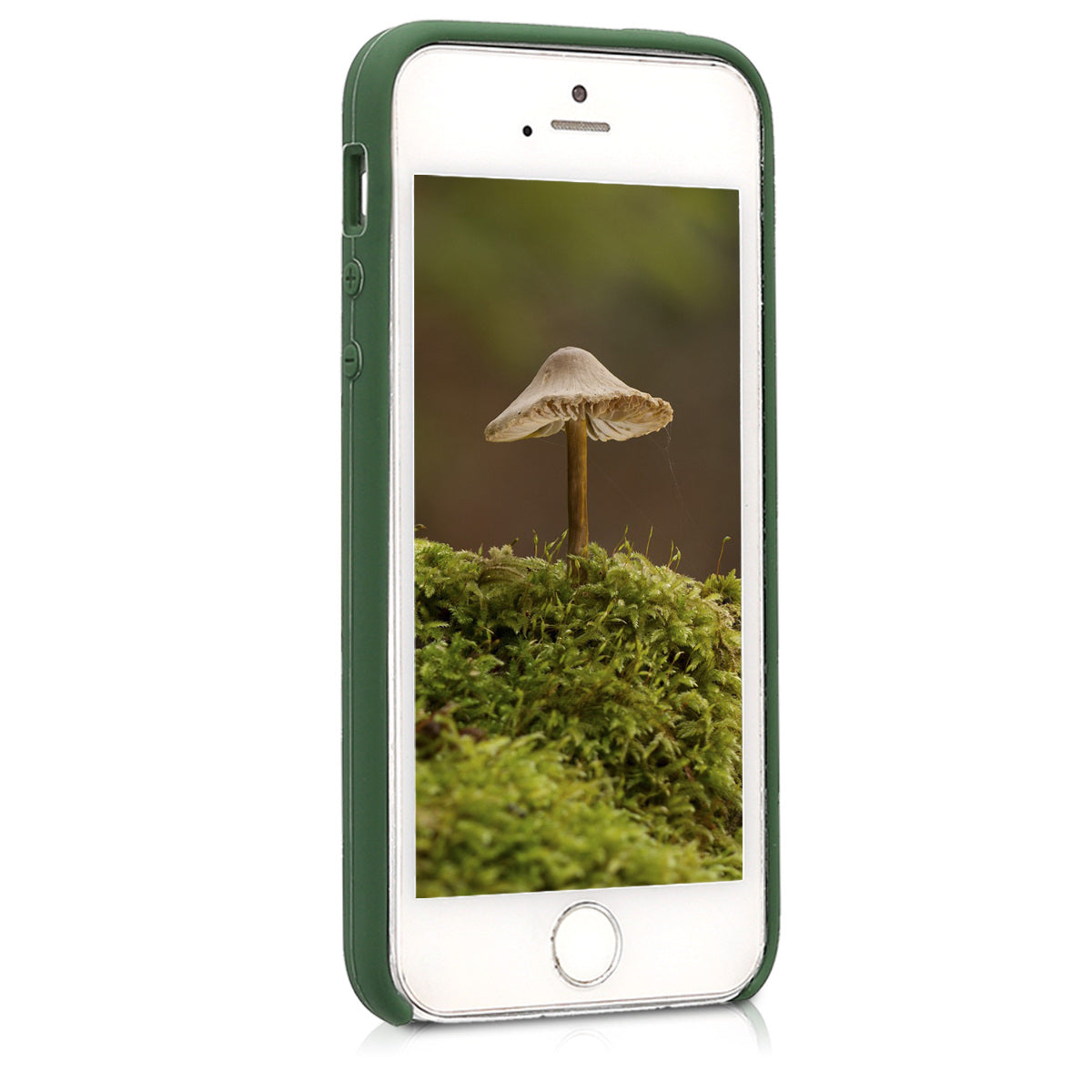kwmobile Handyhülle für Apple iPhone SE (1.Gen 2016) / iPhone 5 / iPhone 5S Hülle - Case Silikon - Kabelloses Laden - Schutzhülle Cover