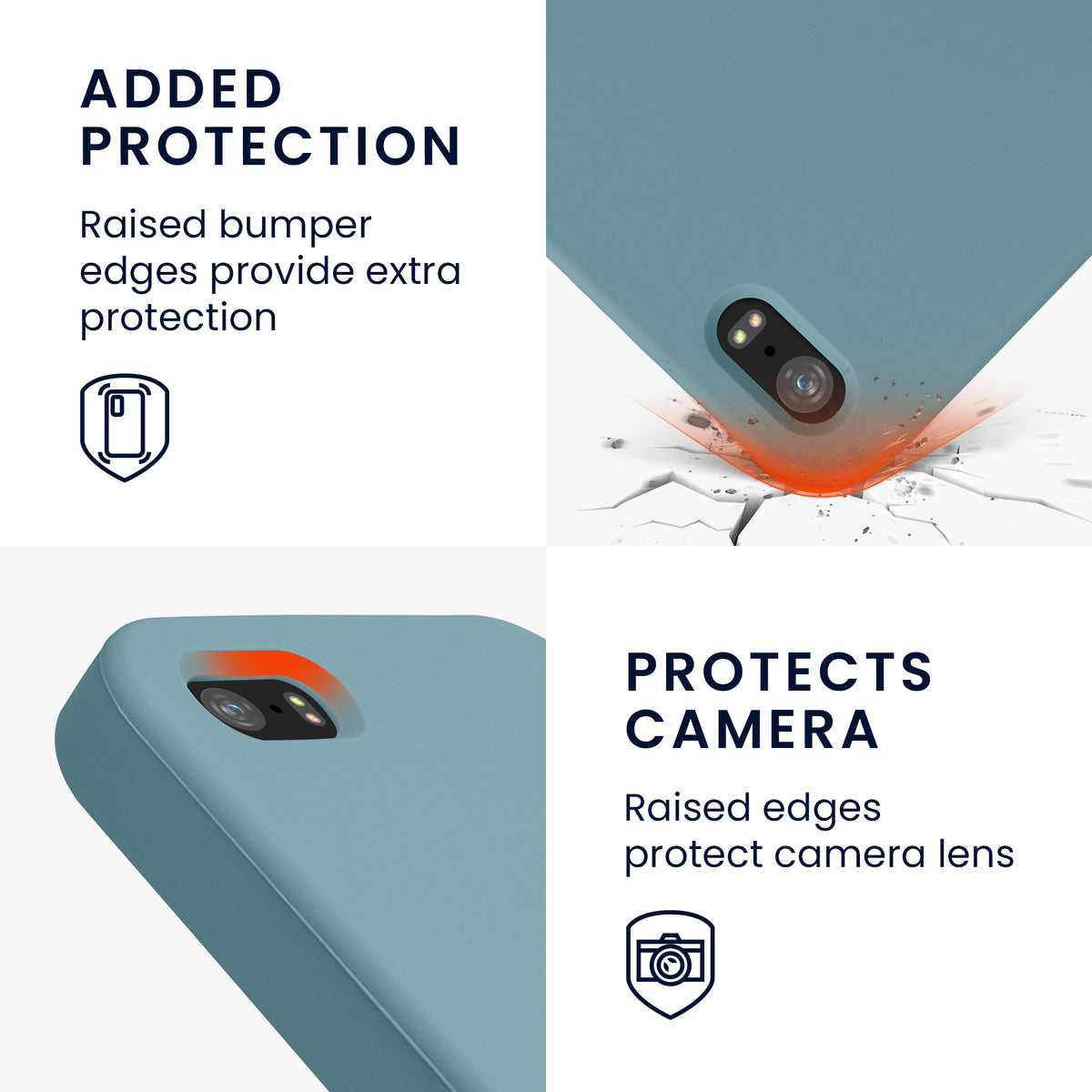 kwmobile Handyhülle für Apple iPhone SE (1.Gen 2016) / iPhone 5 / iPhone 5S Hülle - Case Silikon - Kabelloses Laden - Schutzhülle Cover