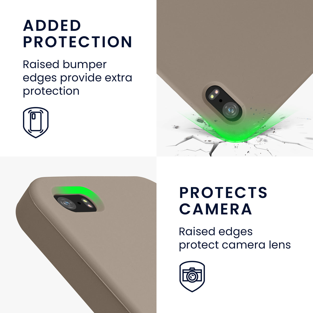 kwmobile Handyhülle für Apple iPhone SE (1.Gen 2016) / iPhone 5 / iPhone 5S Hülle - Case Silikon - Kabelloses Laden - Schutzhülle Cover