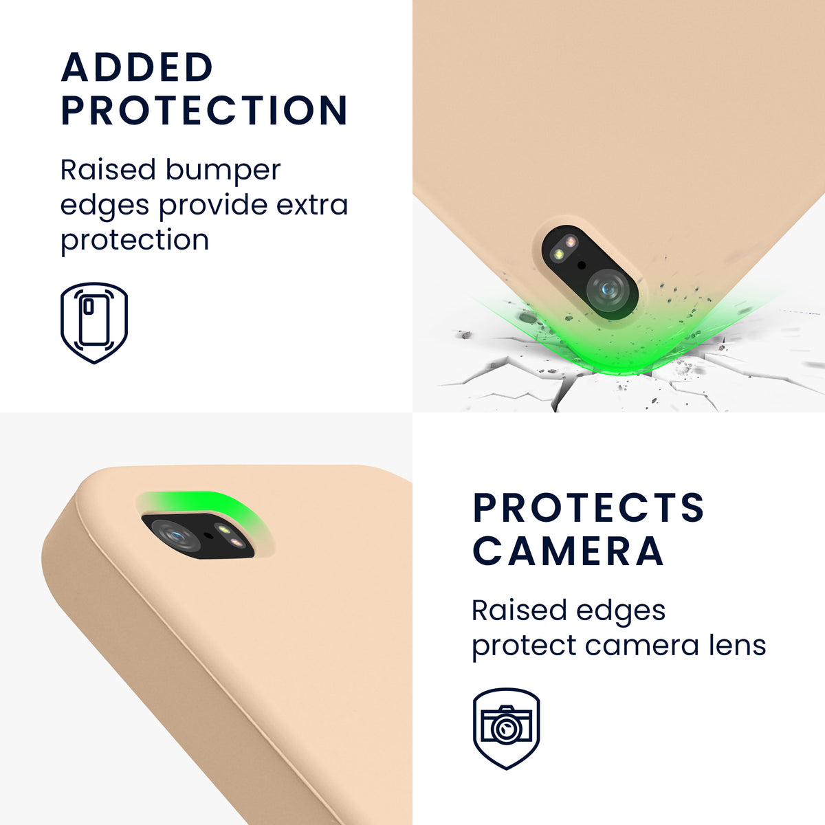 kwmobile Handyhülle für Apple iPhone SE (1.Gen 2016) / iPhone 5 / iPhone 5S Hülle - Case Silikon - Kabelloses Laden - Schutzhülle Cover