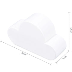kwmobile Magnet Schlüsselhalter Organizer Wolke - Magnetischer Halter für Schlüssel - einfache Installation ohne Bohren