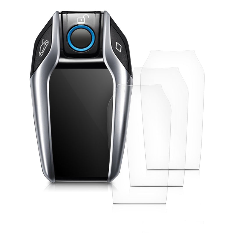 kwmobile Schutzfolie kompatibel mit BMW Display Key Autoschlüssel Displayschutzfolie Fahrzeugschlüssel Folie