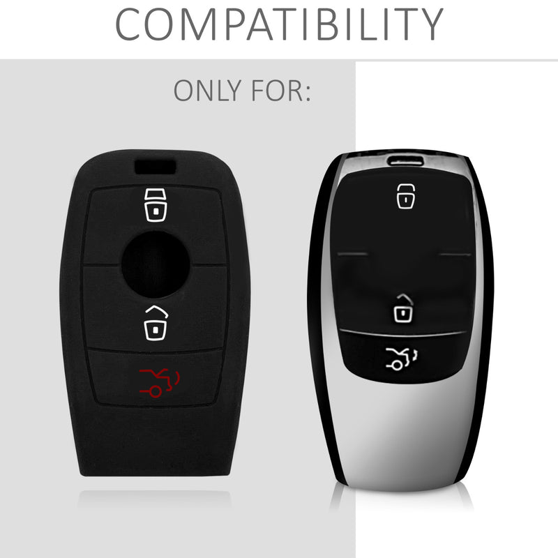 Mercedes Benz Smart Key Autoschlüssel (nur Keyless) Silikon Schlüsselhülle