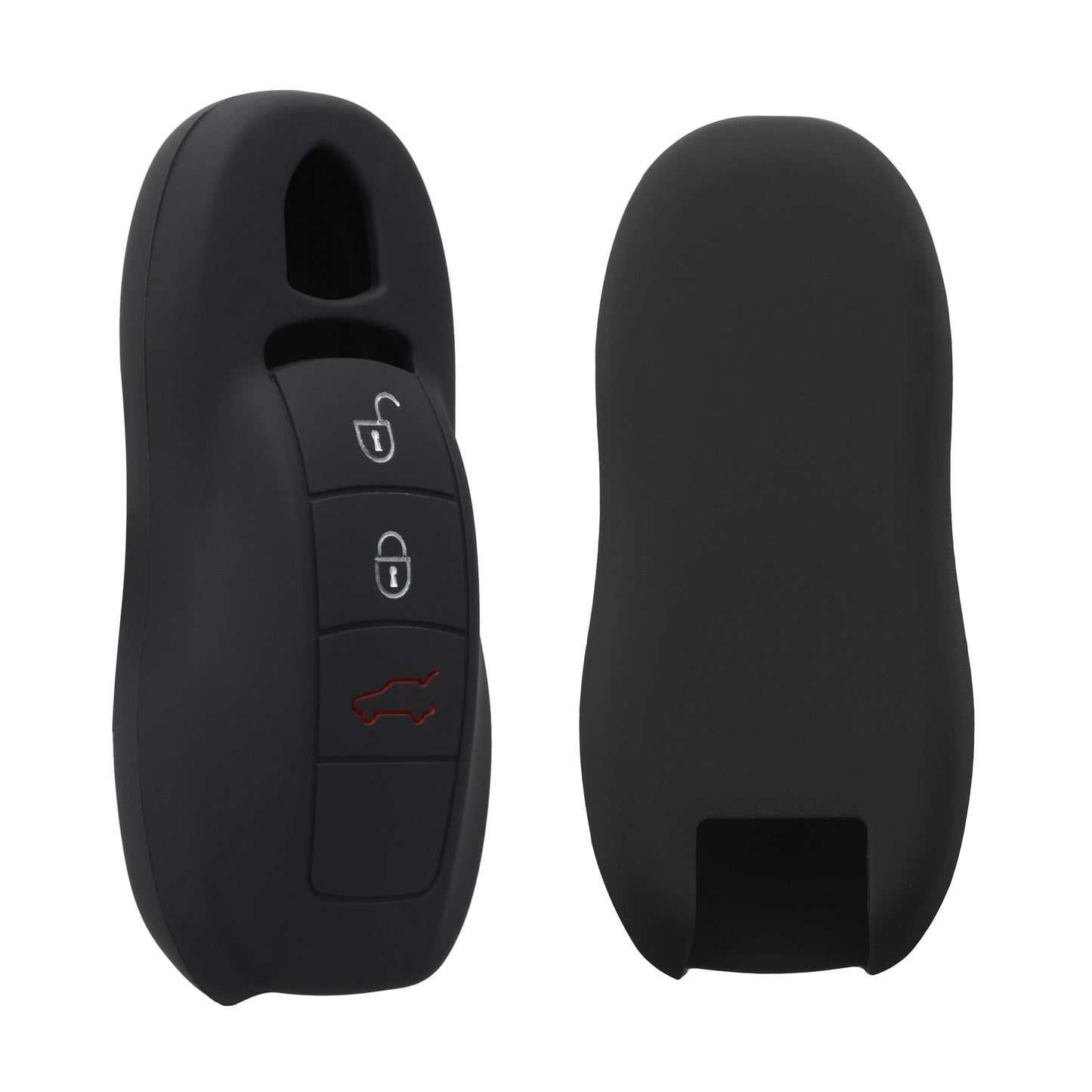 kwmobile Schlüsselhülle für Porsche 3-Tasten Autoschlüssel (nur Keyless) Hülle - Autoschlüssel Schlüssel Hülle - Schlüsselschutz Gehäuse