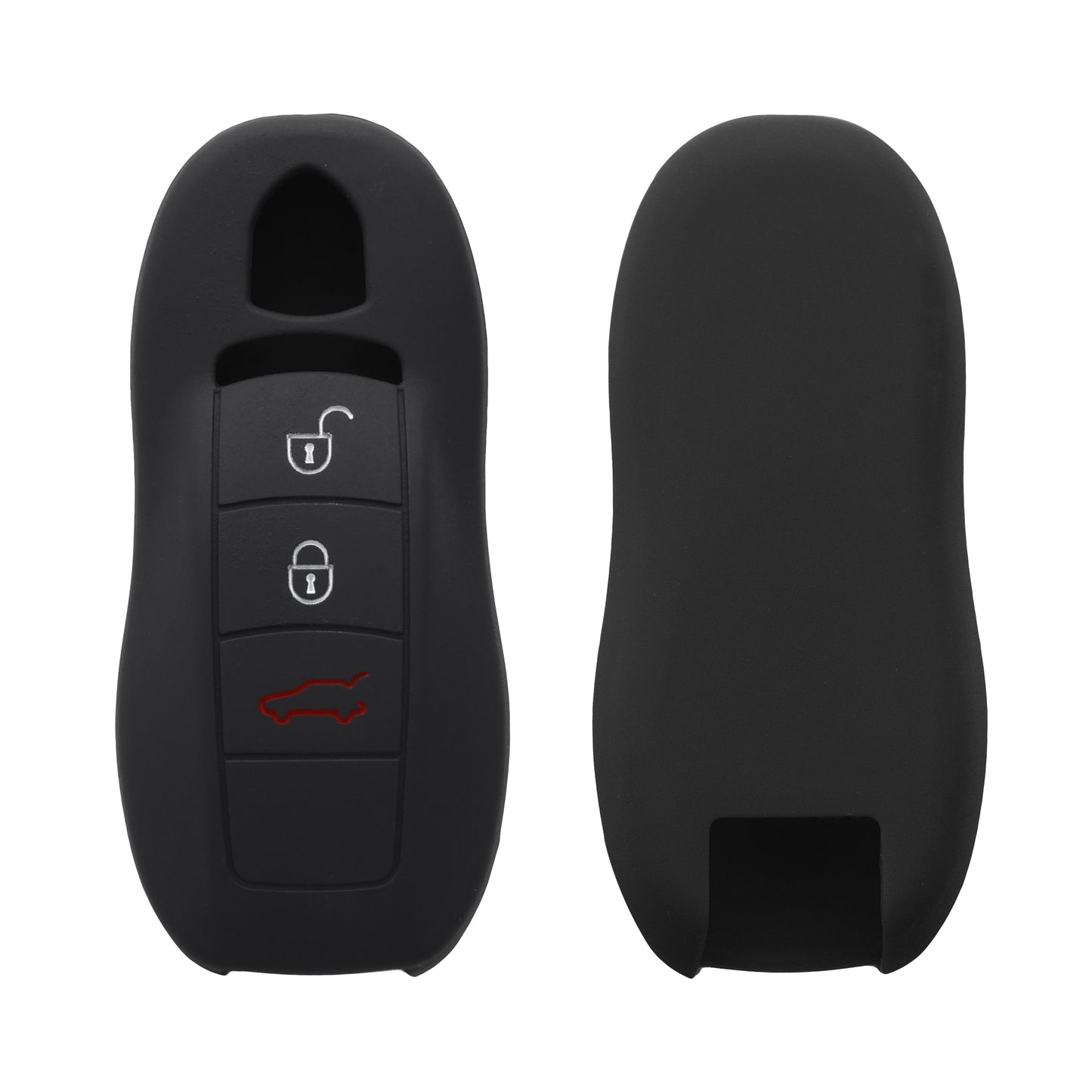 kwmobile Schlüsselhülle für Porsche 3-Tasten Autoschlüssel (nur Keyless) Hülle - Autoschlüssel Schlüssel Hülle - Schlüsselschutz Gehäuse