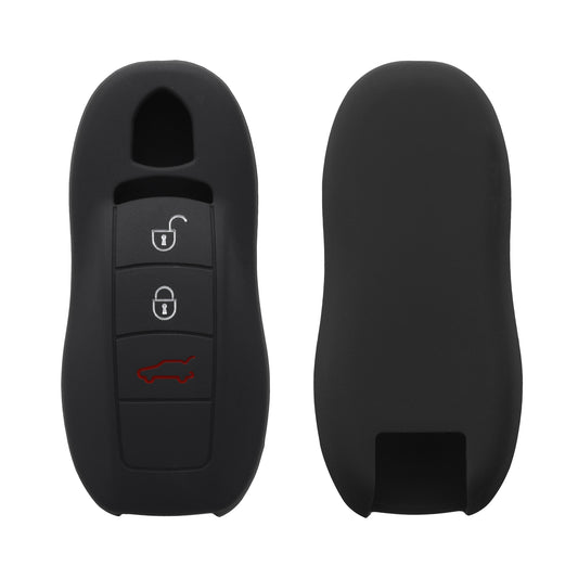 kwmobile Schlüsselhülle für Porsche 3-Tasten Autoschlüssel (nur Keyless) Hülle - Autoschlüssel Schlüssel Hülle - Schlüsselschutz Gehäuse