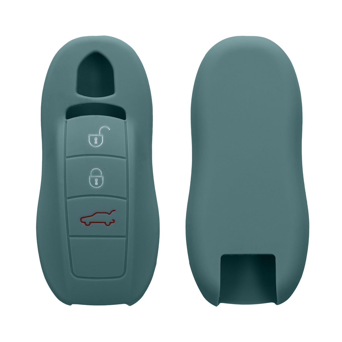 kwmobile Schlüsselhülle für Porsche 3-Tasten Autoschlüssel (nur Keyless) Hülle - Autoschlüssel Schlüssel Hülle - Schlüsselschutz Gehäuse