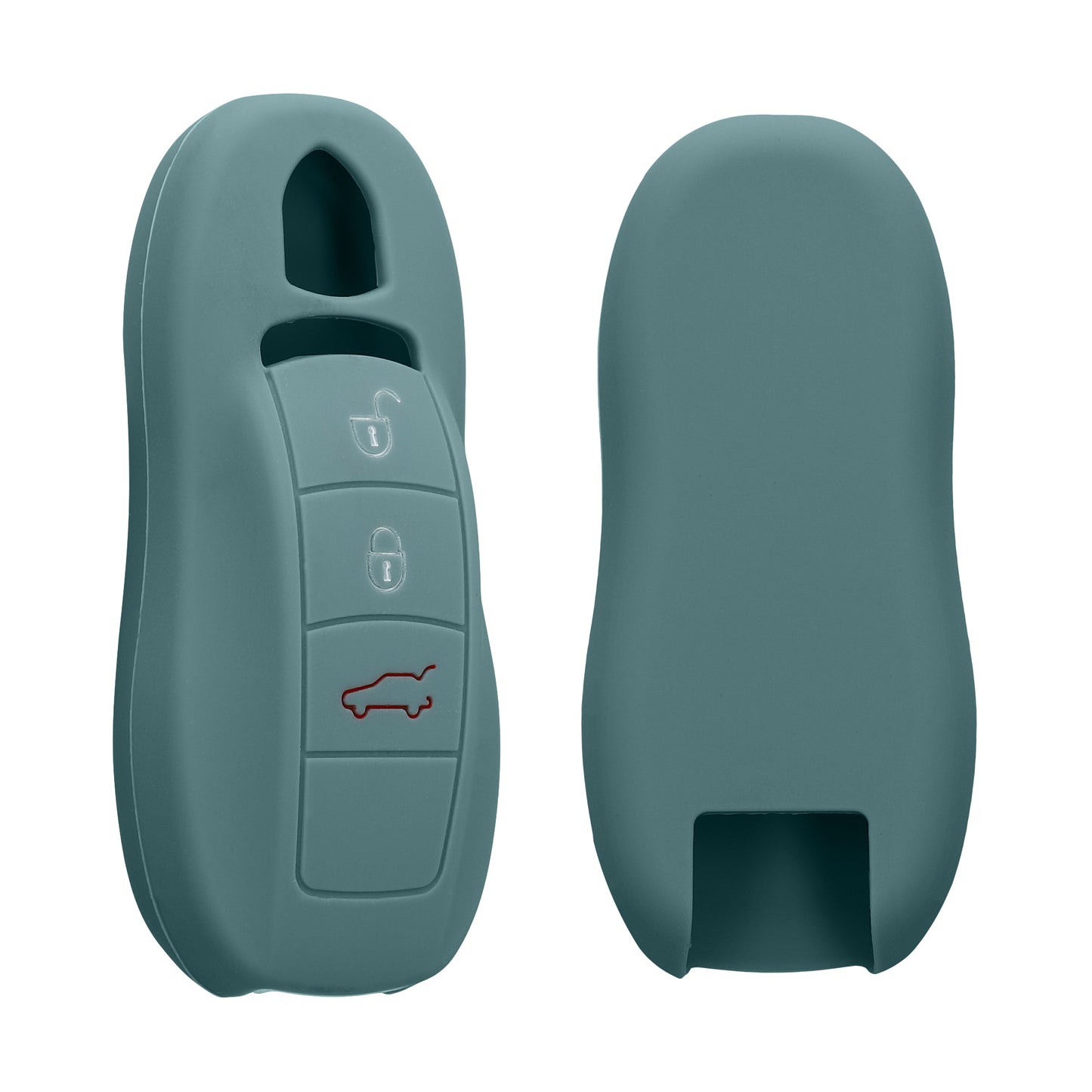 kwmobile Schlüsselhülle für Porsche 3-Tasten Autoschlüssel (nur Keyless) Hülle - Autoschlüssel Schlüssel Hülle - Schlüsselschutz Gehäuse