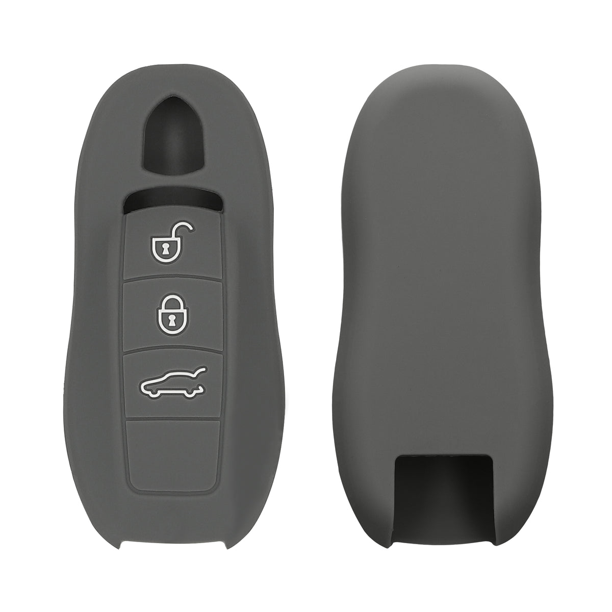 kwmobile Schlüsselhülle für Porsche 3-Tasten Autoschlüssel (nur Keyless) Hülle - Autoschlüssel Schlüssel Hülle - Schlüsselschutz Gehäuse